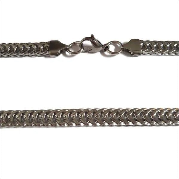 Zilveren Gourmetketting 60cm 7mm &acirc;&euro;&ldquo; Brede Stalen Schakelketting RVS - Unisex