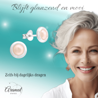 Zilveren Roze Pareloorbellen &acirc;&euro;&ldquo; 7mm &acirc;&euro;&ldquo; Tijdloos -