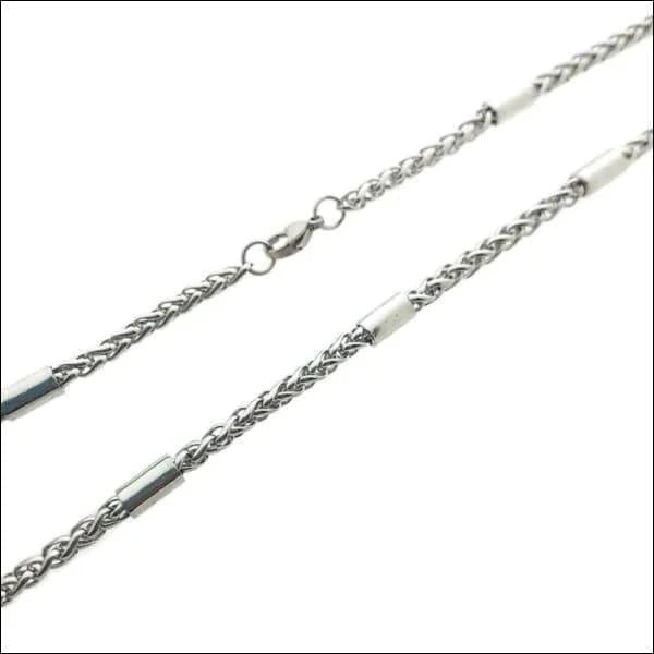 RVS Vossenstaart Ketting Staal &acirc;&euro;&ldquo; 60x4mm Stoere Schakelketting Unisex - Unisex