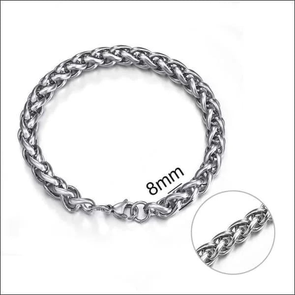 Vossenstaart Armband van Rvs - Heren