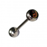 Stalen Tongpiercing Ying Yang -