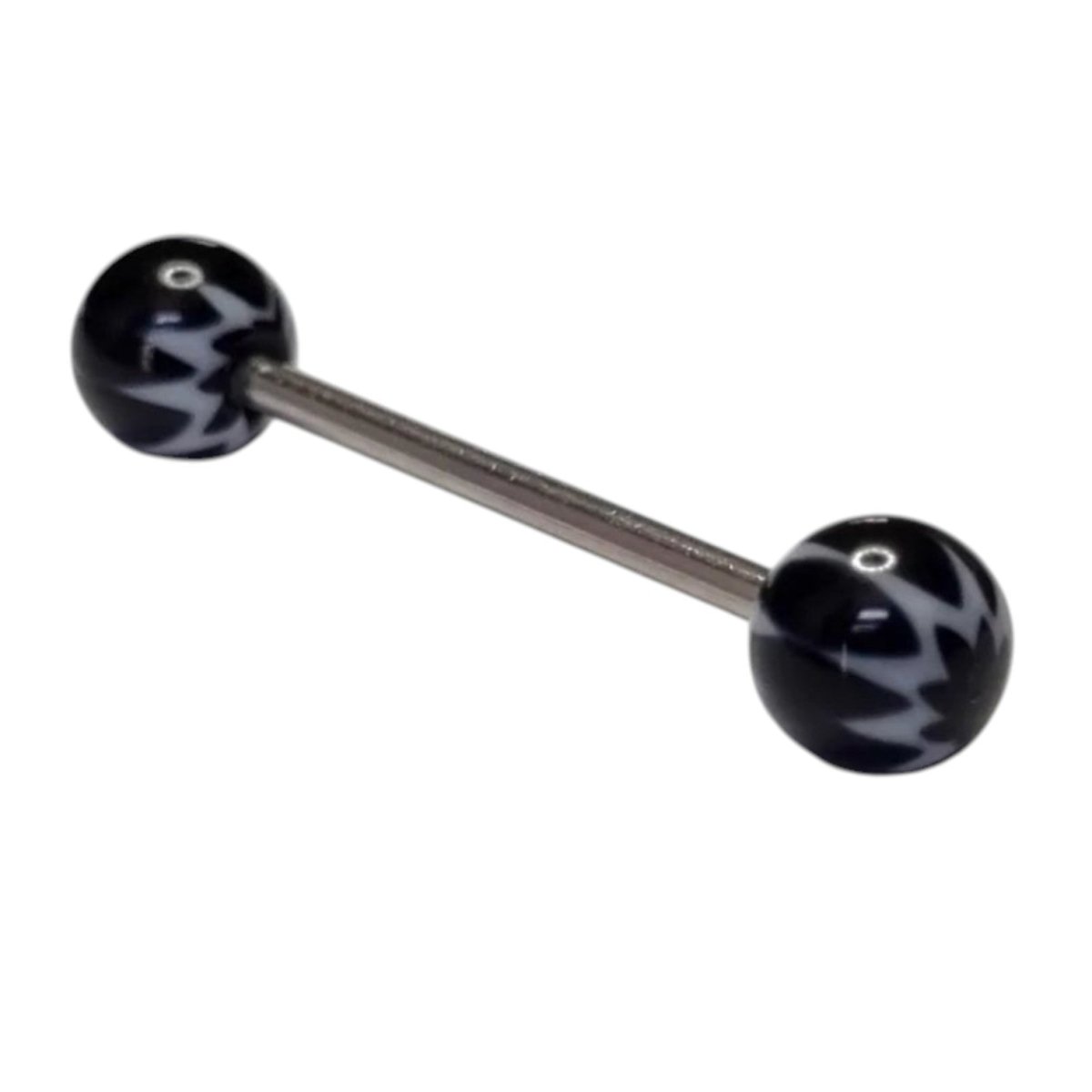 Stijlvolle Acryl Wietblad Tongpiercing -