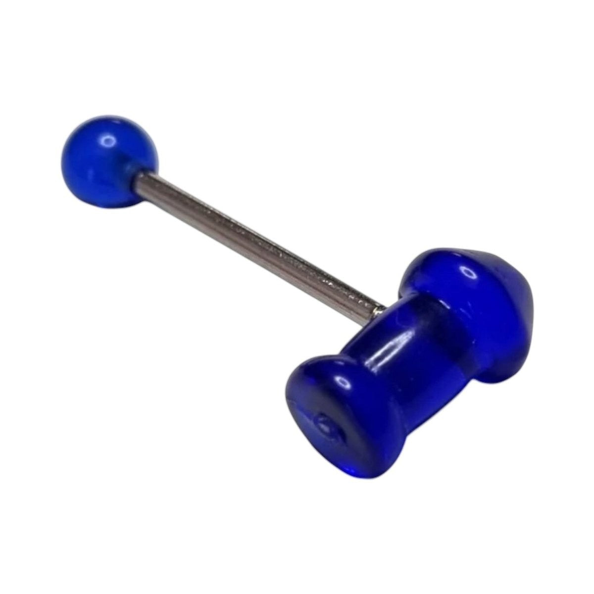 Grappige Donkerblauwe Tongpiercing van Acryl -