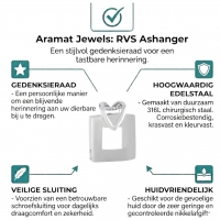 Moderne Stalen Ashanger Open Vierkant - Heren