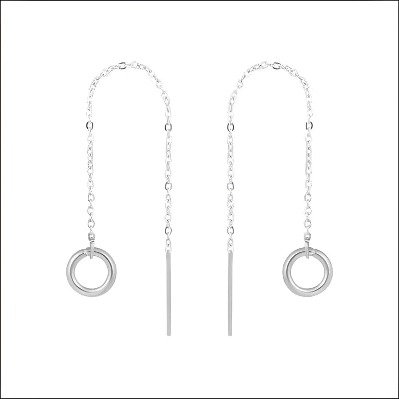 Stijlvolle Rvs Doortrekoorbellen - Aramat Jewels&Acirc;&reg; -
