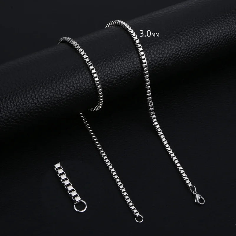 Stalen Venetiaanse Ketting Zilverkleurig &acirc;&euro;&ldquo; Elegante Schakelketting RVS Unisex - 5