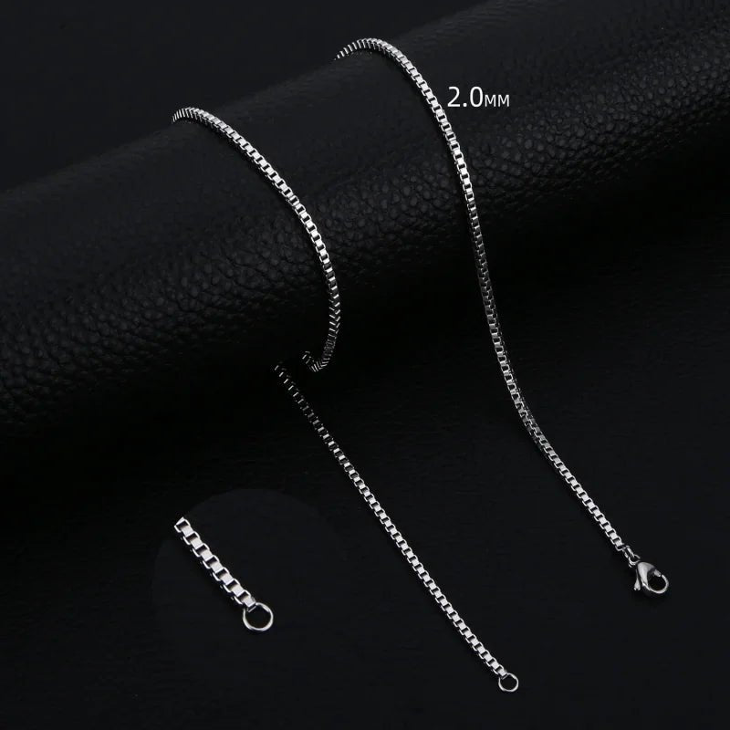 Stalen Venetiaanse Ketting Zilverkleurig &acirc;&euro;&ldquo; Elegante Schakelketting RVS Unisex - 5