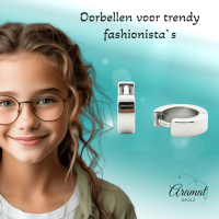 Stijlvolle Kinder Oorbellen met Scharnier -