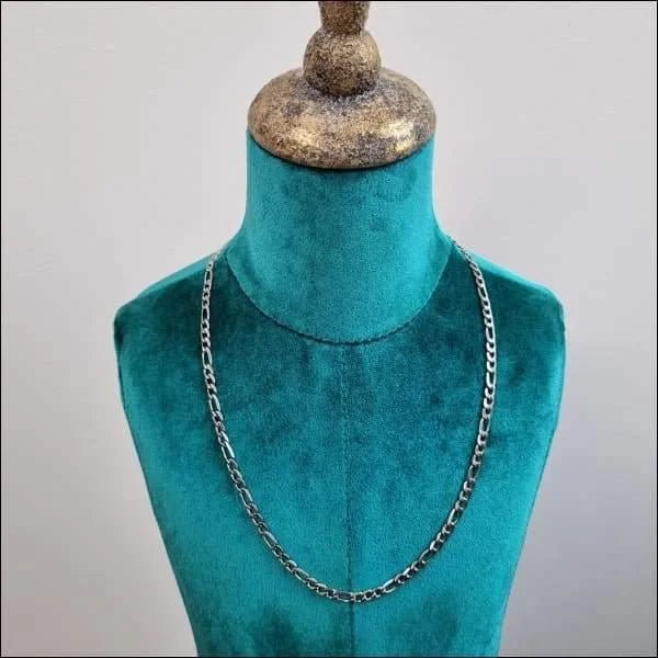 Stalen Figaro Ketting 5mm &acirc;&euro;&ldquo; Tijdloos Design Zilverkleurig RVS Unisex - Unisex