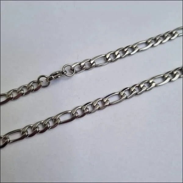 Stalen Figaro Ketting 5mm &acirc;&euro;&ldquo; Tijdloos Design Zilverkleurig RVS Unisex - Unisex