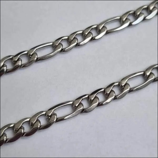 Stalen Figaro Ketting 5mm &acirc;&euro;&ldquo; Tijdloos Design Zilverkleurig RVS Unisex - Unisex