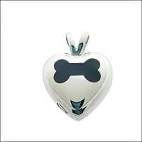 Stalen Crematiehanger Hart &acirc;&euro;&ldquo; Zilverkleurig Assieraad Zonder Ketting - Unisex