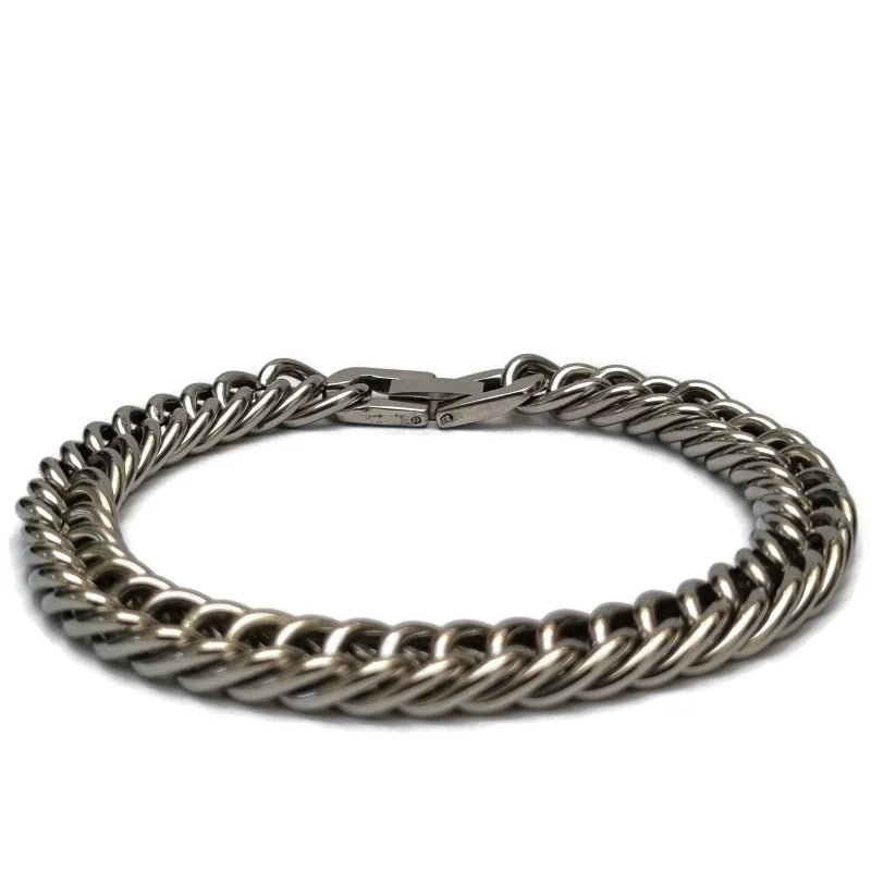 Brede Stalen Armband RVS 9mm