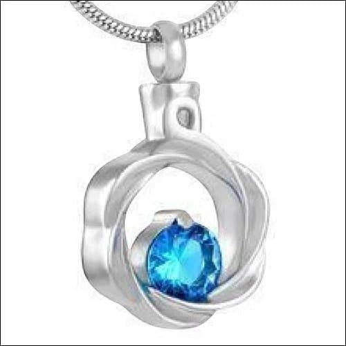 Zirkonia Stalen Ashanger &acirc;&euro;&ldquo; Zilverkleurig Gedenksieraad Zonder Ketting - Unisex
