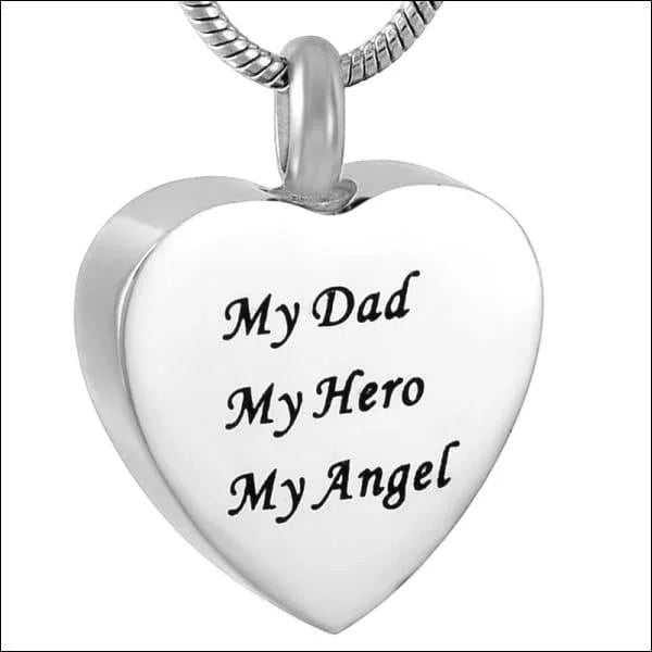 Stalen Ashanger My Dad &acirc;&euro;&ldquo; Crematiehanger Gedenksieraad voor Vader - Unisex