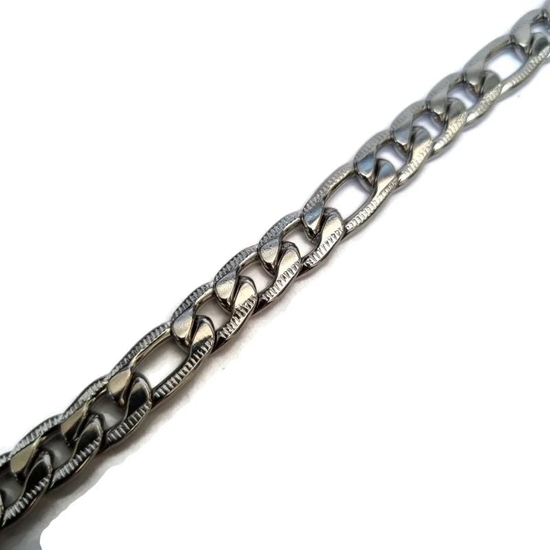 Stalen Figaro Armband uniseks - Heren