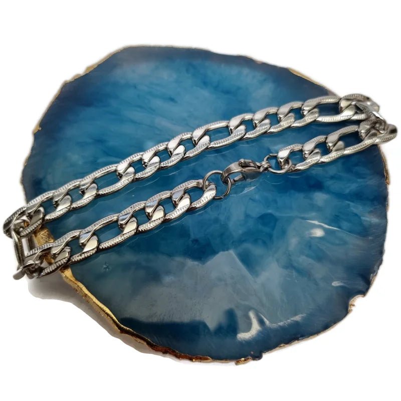 Stalen Figaro Armband uniseks - Heren