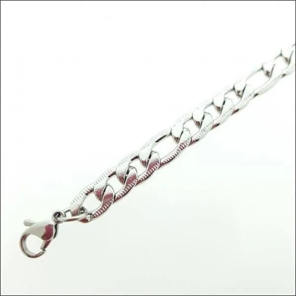 Stalen Figaro Armband uniseks - Heren