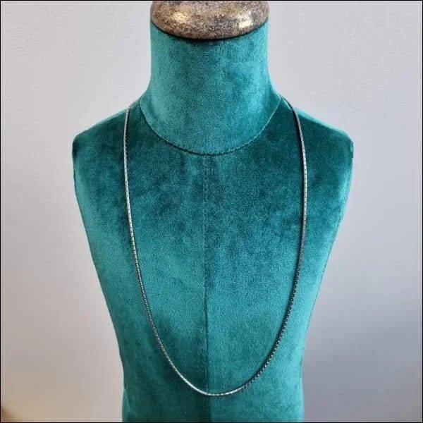 Zilverkleurige Slangenketting Staal &acirc;&euro;&ldquo; 75cm Lange Snake Chain Dames RVS - Unisex
