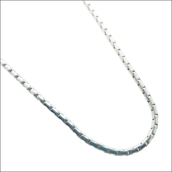 Zilverkleurige Slangenketting Staal &acirc;&euro;&ldquo; 75cm Lange Snake Chain Dames RVS - Unisex