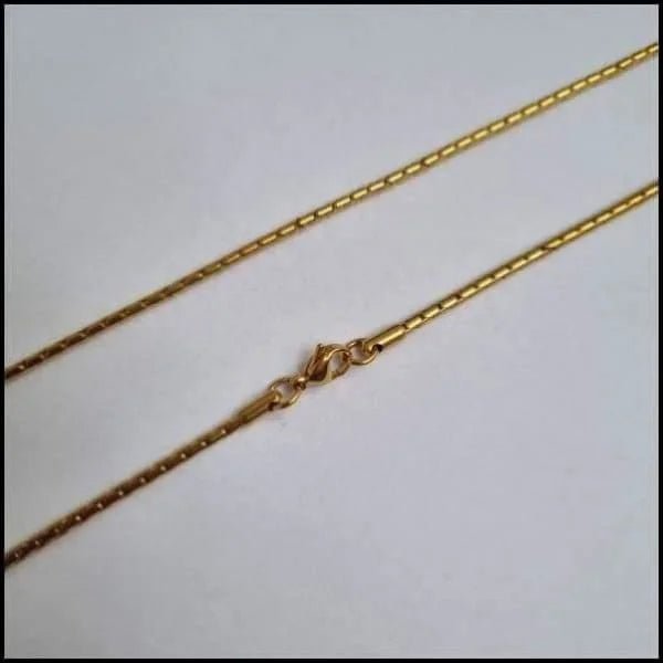 Goudkleurige Slangenketting RVS Staal &acirc;&euro;&ldquo; Soepele Snake Chain Dames - Unisex