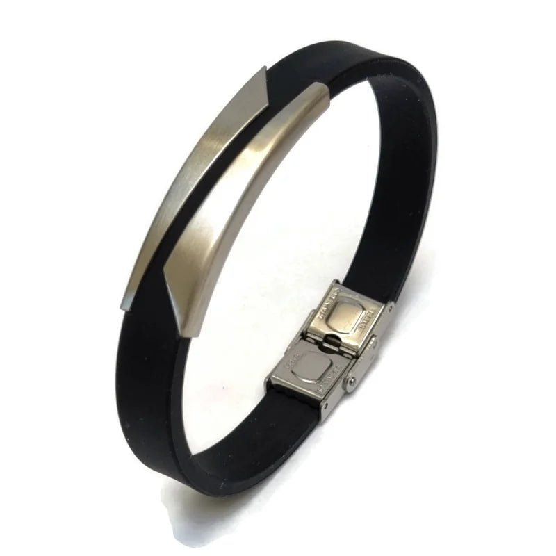 Moderne Rubberen Armband 21cm - Heren