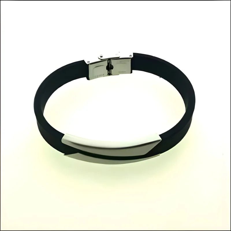 Moderne Rubberen Armband 21cm - Heren