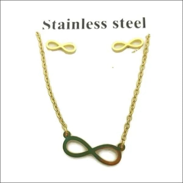 Prachtige Goudkleurige Infinity Oorbellen -