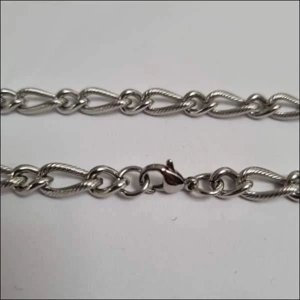 Fantasie Schakel Ketting Staal &acirc;&euro;&ldquo; Trendy & Robuust RVS Unisex - Unisex