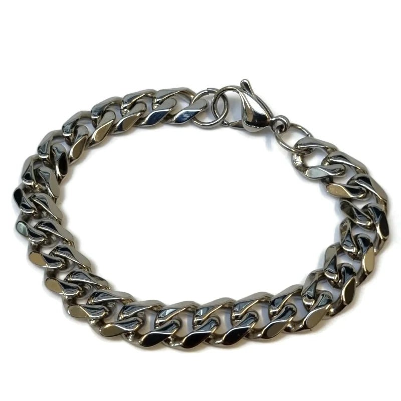 RVS gourmet armband Curb Cuban - Unisex