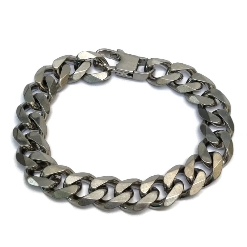 RVS Armband met Curb Cuban Schakel
