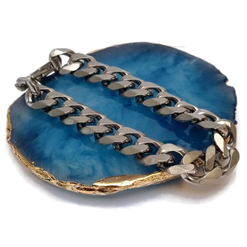 RVS Armband met Curb Cuban Schakel