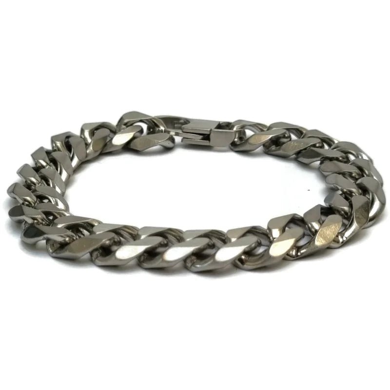 RVS Armband met Curb Cuban Schakel