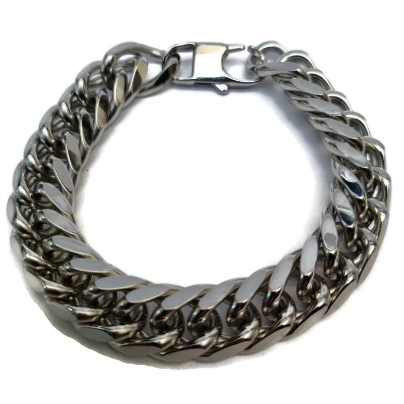 Curb Cuban 12mm Armband mannen - Unisex