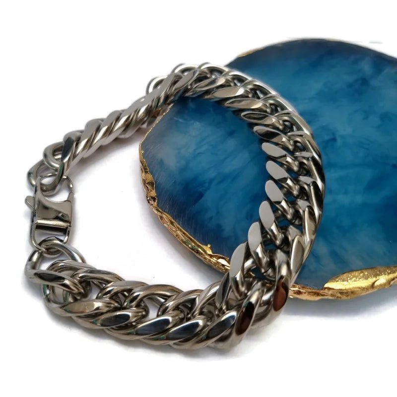 Curb Cuban 12mm Armband mannen - Unisex