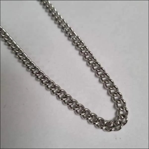 RVS Halsketting Gourmet Schakel Zilverkleurig &acirc;&euro;&ldquo; Stalen Schakelketting Unisex - Un