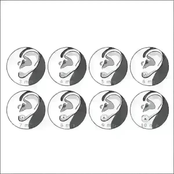 RVS Bar Oorbellen Diverse Kleuren 11x5mm - Minimalistische Studs - Ros&Atilde;&copy;kleur-9x3mm -