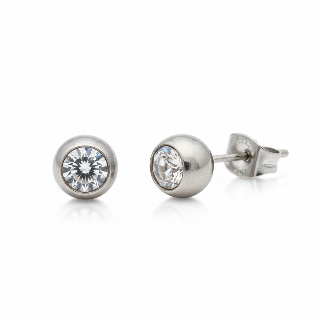 Zirkonia Steen Oorbellen -
