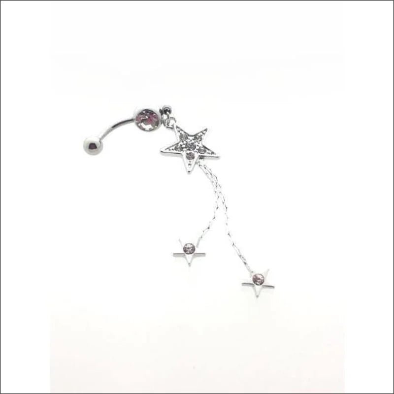 Sterren Ketting Lange Navelpiercing - Unisex