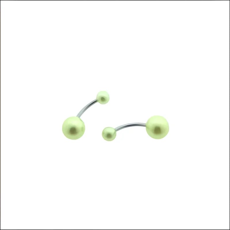 Chique Cr&Atilde;&uml;me Parel Navelpiercing - Heren