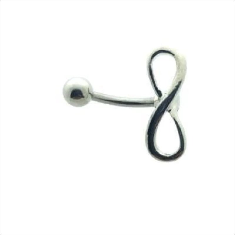 Prachtige Stalen Navelpiercing Infinity symbool - Heren