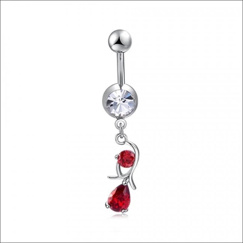 Stalen Bloemvormige Navelpiercing - Unisex