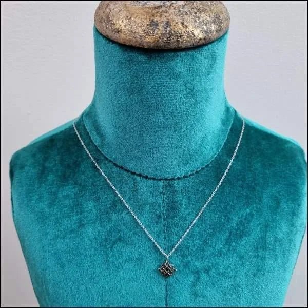 Zilveren Keltische Hanger Damesketting &acirc;&euro;&ldquo; Staal Symbolische Ketting RVS - Keltisch