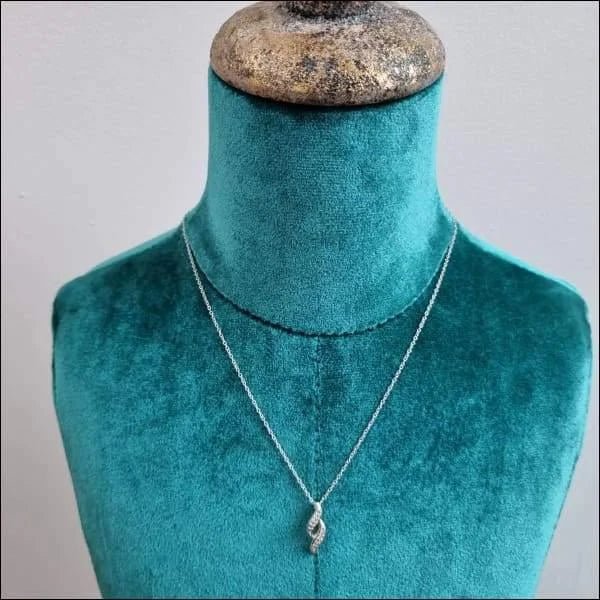 Zilverkleurige Ketting met Fantasie Zirkonia &acirc;&euro;&ldquo; Stalen Damesketting RVS - Unisex