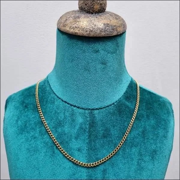 Gourmet Stalen Ketting &acirc;&euro;&ldquo; 50cm Soepele Stijlvolle Schakelketting RVS - Unisex