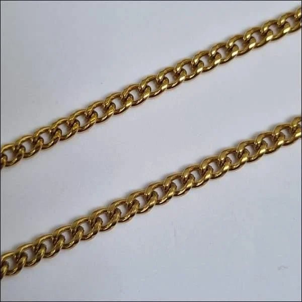 Gourmet Stalen Ketting &acirc;&euro;&ldquo; 50cm Soepele Stijlvolle Schakelketting RVS - Unisex