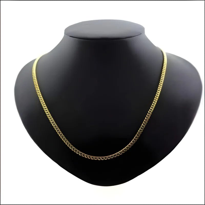 Gourmet Stalen Ketting &acirc;&euro;&ldquo; 50cm Soepele Stijlvolle Schakelketting RVS - Unisex