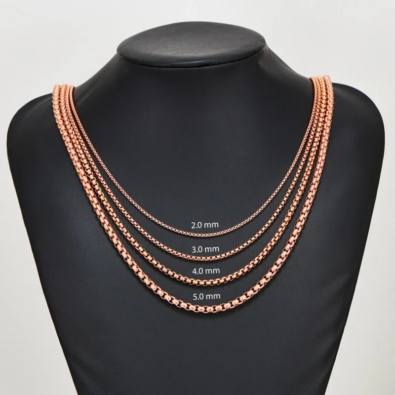 Ros&Atilde;&copy;kleurige Stalen Jasseron Ketting &acirc;&euro;&ldquo; Elegante Schakelketting Dames