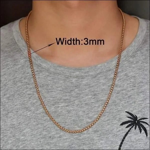 Ros&Atilde;&copy;kleurige Stalen Jasseron Ketting &acirc;&euro;&ldquo; Elegante Schakelketting Dames