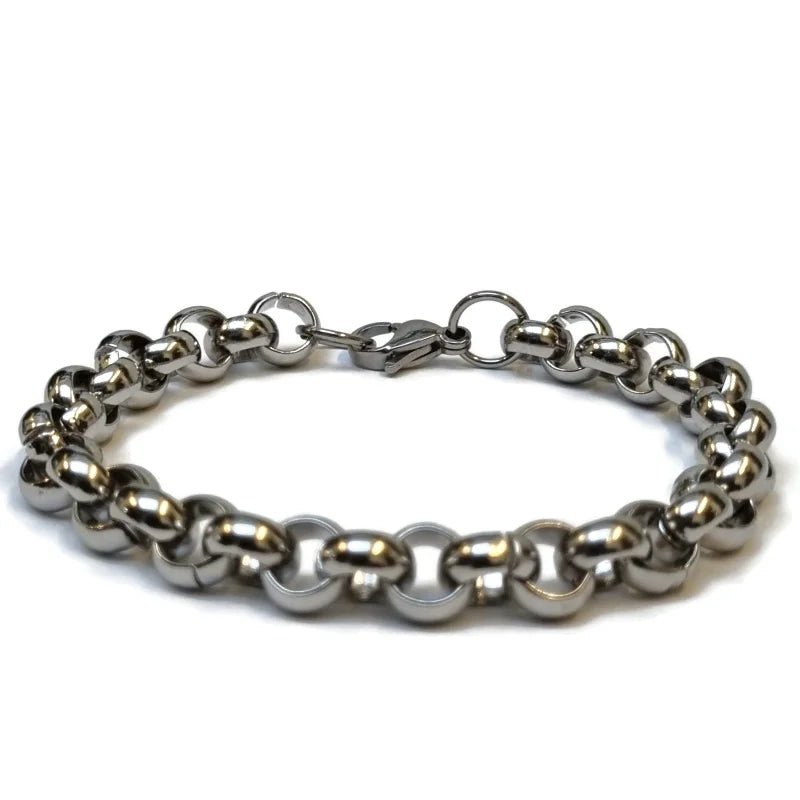 Jasseron Armband zilverkleurig Staal - Unisex